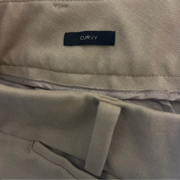 Talbots Curvy Straight Leg Pants Tan Camel Double Weave size 8 - Picture 12 of 12